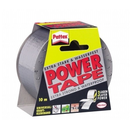 PATTEX Taśma Power Tape 50mmx10mb Srebrna