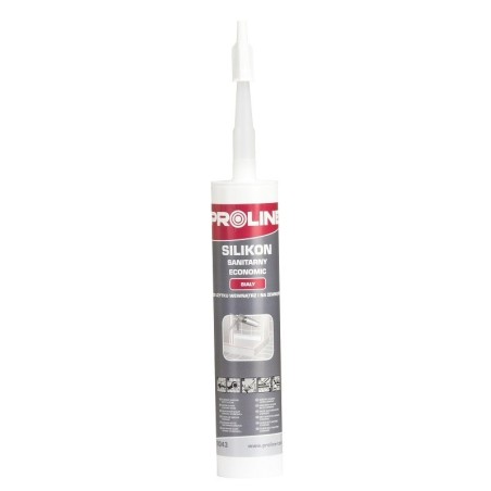 PRO Silikon Sanitarny Economic Biały 280ml