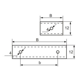 Płytka HM "T" 50x12x1,5