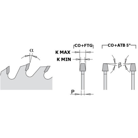 CMT Podcinak 80x3,1-4,0/2,2/20 z-12 CONICAL+FGT