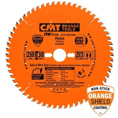 CMT Piła spiekowa 250x1,7/1,2/30 z-60 FTG+ATB25